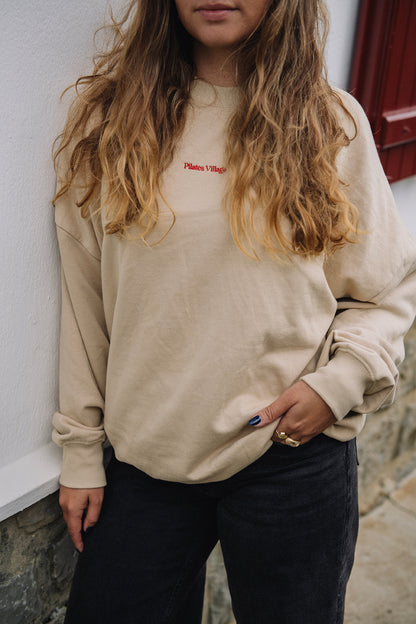 PV Oversized sweatshirt ZUCCHERO Sand