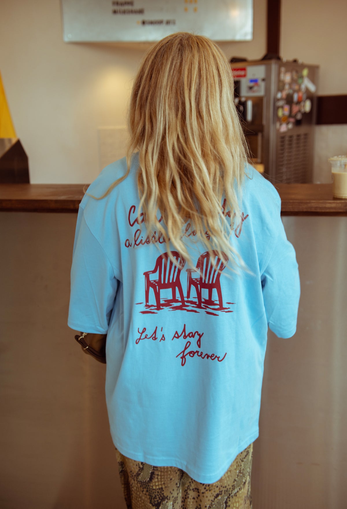 The PV T-shirt ATLANTIC MORNINGS Light Blue