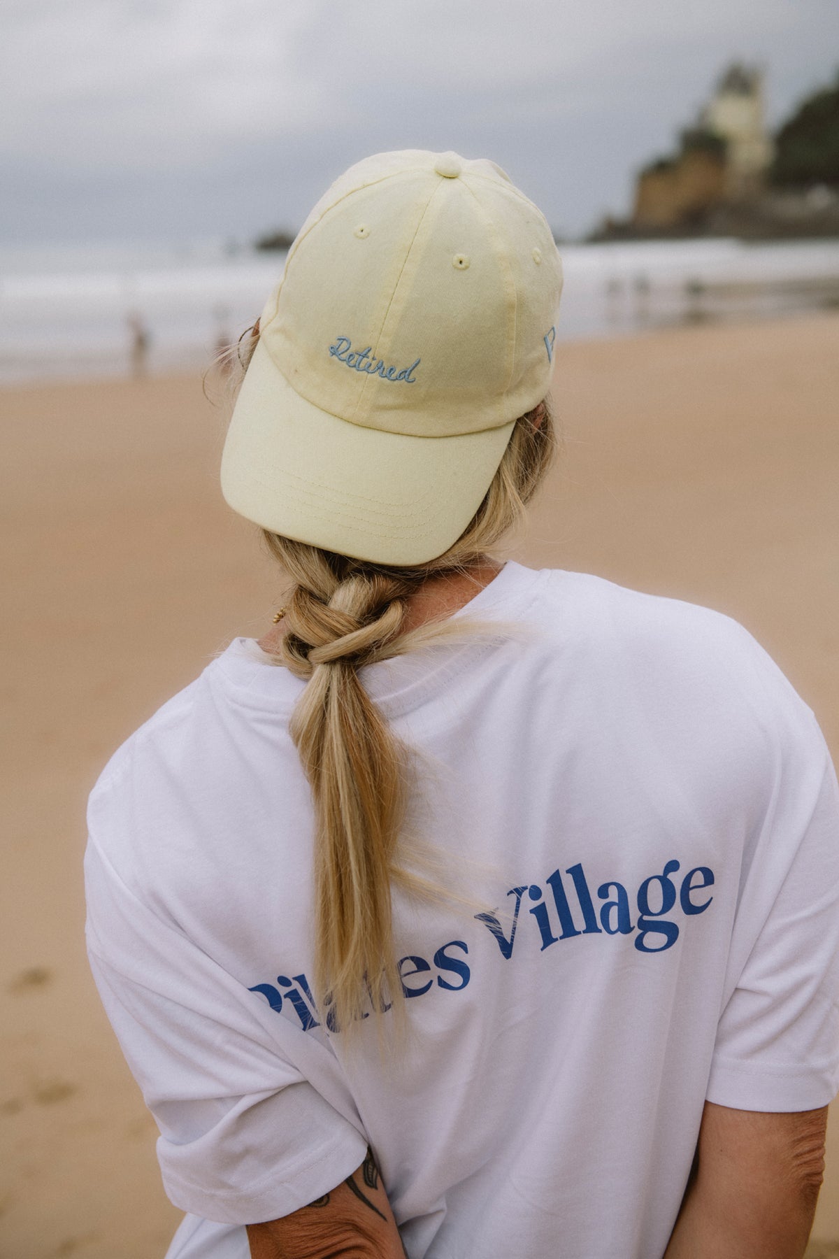 The PV T-shirt White with blue logo