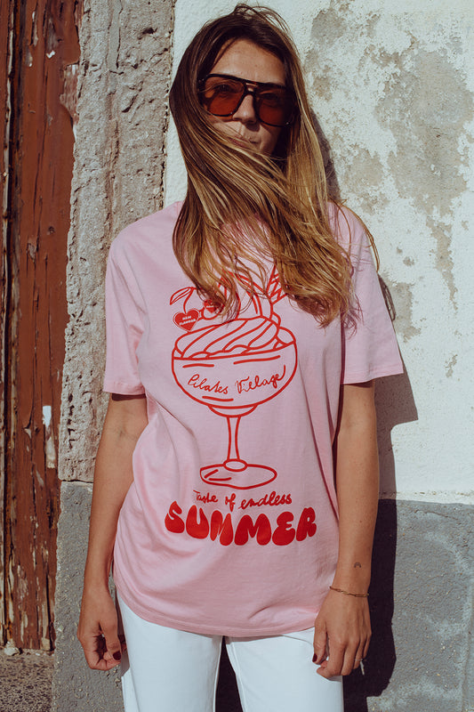 The PV Pink short sleeve T-shirt TASTE OF ENDLESS SUMMER